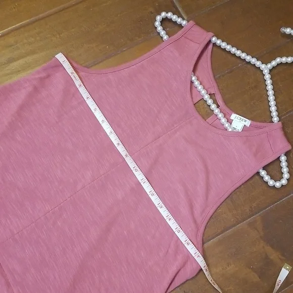 J. Crew Womens Mecrantile Flowy Sleevless Tank Top Dusty Rose Size Large - Picture 5 of 8